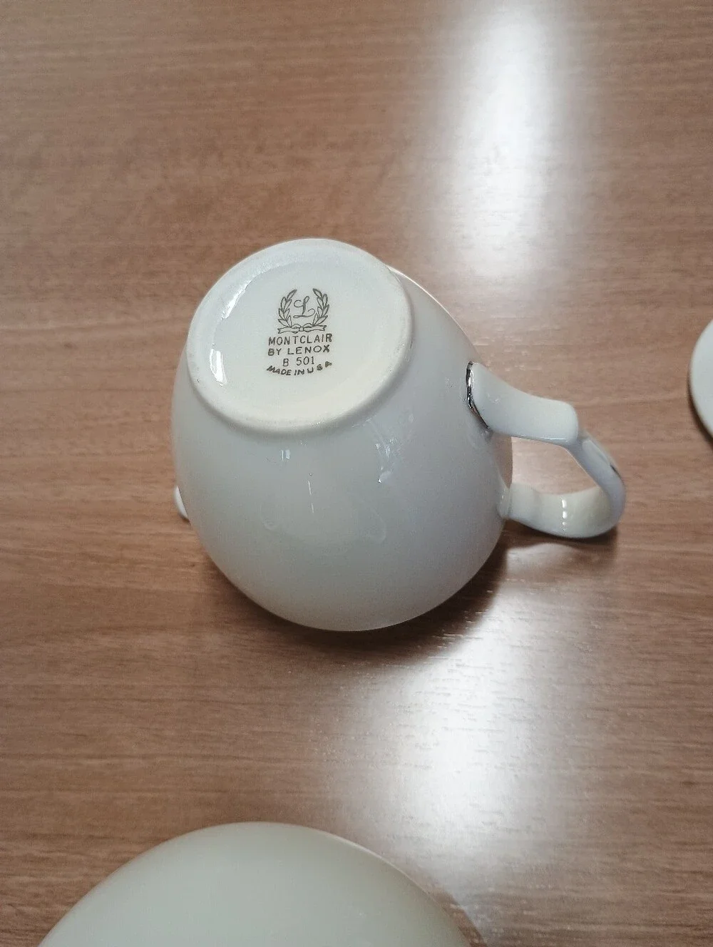 Vintage Lenox Montclair sugar dish and creamer platinum trim luxury classic